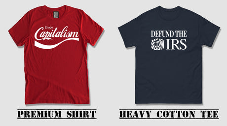 The Difference Between Premium and Heavy Cotton Shirts - Libertarian Country