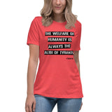 Albert Camus Alibi of Tyrants Women's Shirt