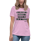 Albert Camus Alibi of Tyrants Women's Shirt