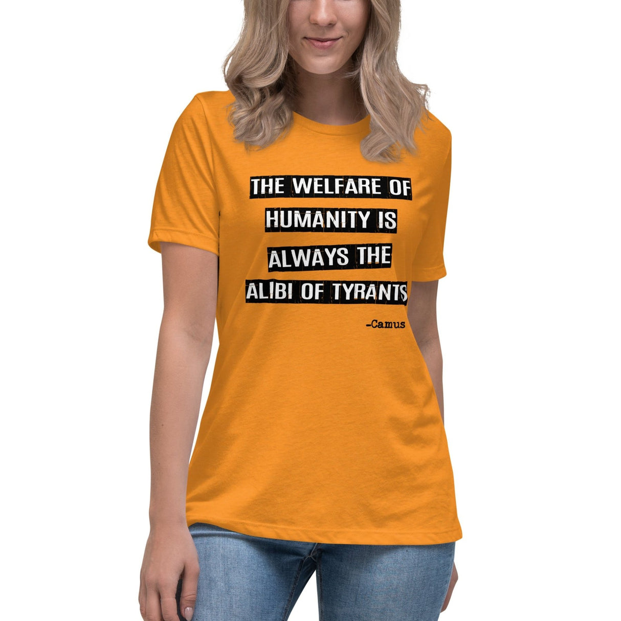 Albert Camus Alibi of Tyrants Women's Shirt