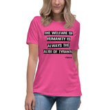 Albert Camus Alibi of Tyrants Women's Shirt