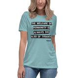 Albert Camus Alibi of Tyrants Women's Shirt