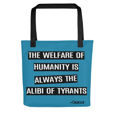 Alibi of Tyrants Camus Tote Bag