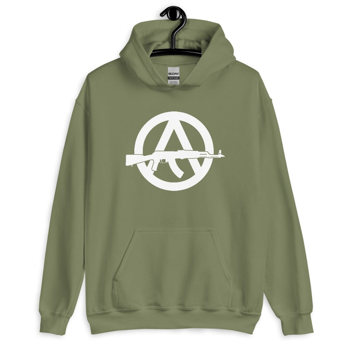 Anarchy Symbol AK 47 Hoodie