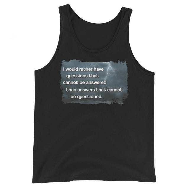 Answers That Cannot Be Questioned Premium Tank Top