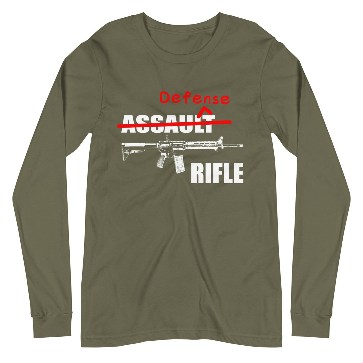 AR - 15 Defense Rifle Long Sleeve Shirt