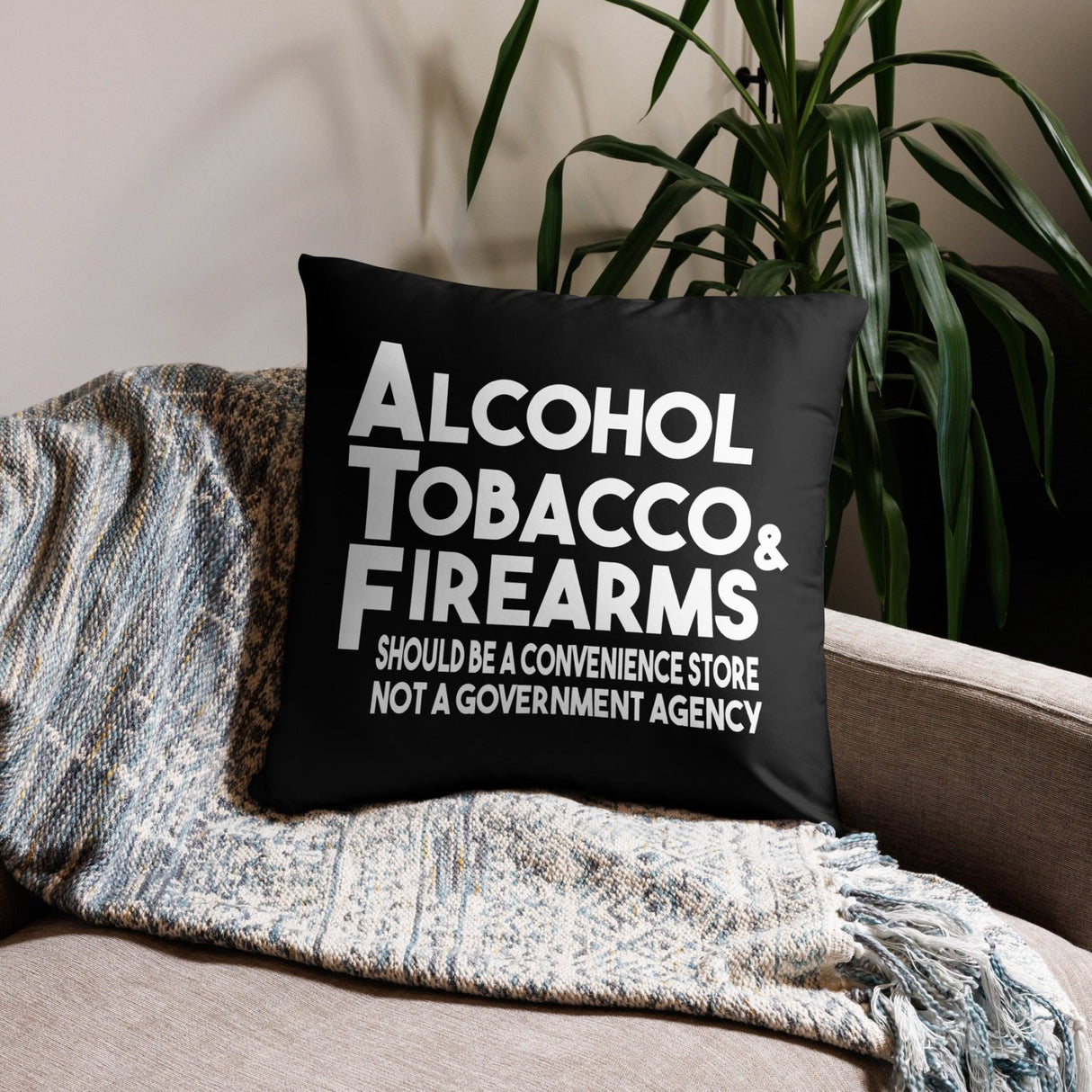 ATF Convenience Store Throw Pillow