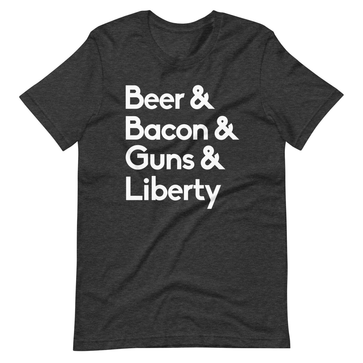 Beer Bacon Guns Liberty Shirt