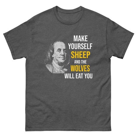 Ben Franklin Sheep and Wolves Heavy Cotton Shirt