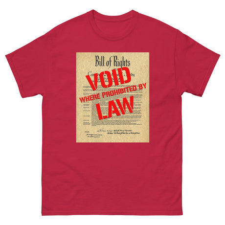 Bill of Rights Void Where Prohibited Heavy Cotton Shirt