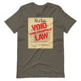 Bill of Rights Void Where Prohibited Shirt