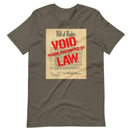 Bill of Rights Void Where Prohibited Shirt