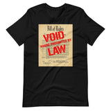 Bill of Rights Void Where Prohibited Shirt