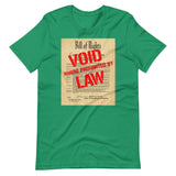 Bill of Rights Void Where Prohibited Shirt