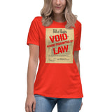 Bill of Rights Void Where Prohibited Women's Shirt