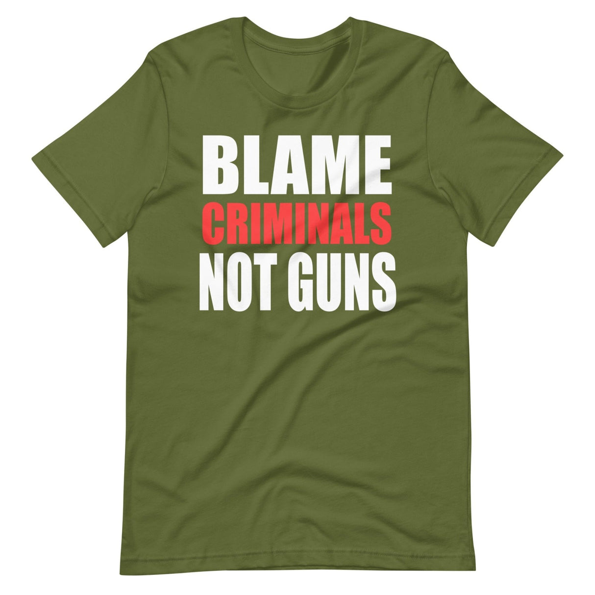 Blame Criminals Not Guns Shirt