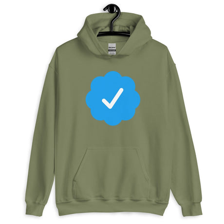 Blue Check Verified Hoodie