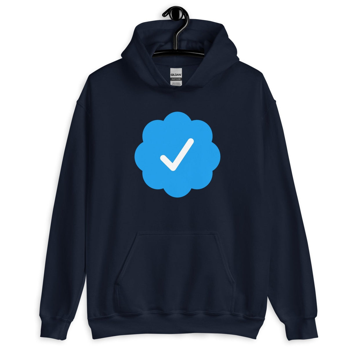 Blue Check Verified Hoodie