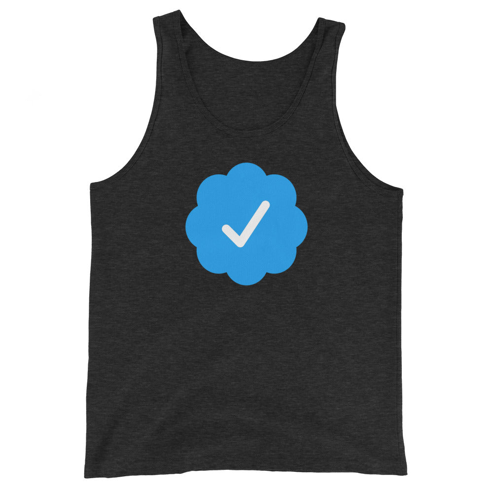 Blue Check Verified Premium Tank Top