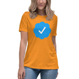 Blue Check Verified Women's Shirt