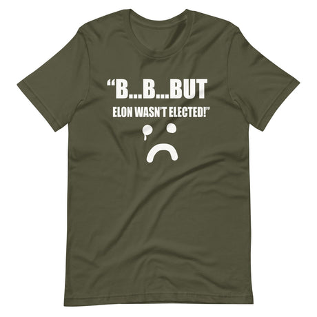 But Elon Wasn't Elected Sad Face Shirt