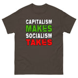 Capitalism Makes Socialism Takes Heavy Cotton Shirt