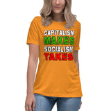 Capitalism Makes Socialism Takes Women's Shirt