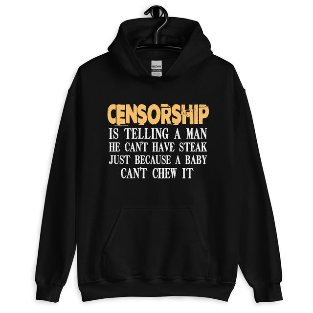 Censorship Steak Hoodie