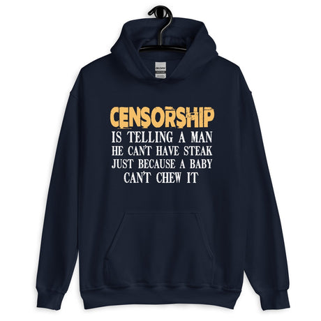 Censorship Steak Hoodie