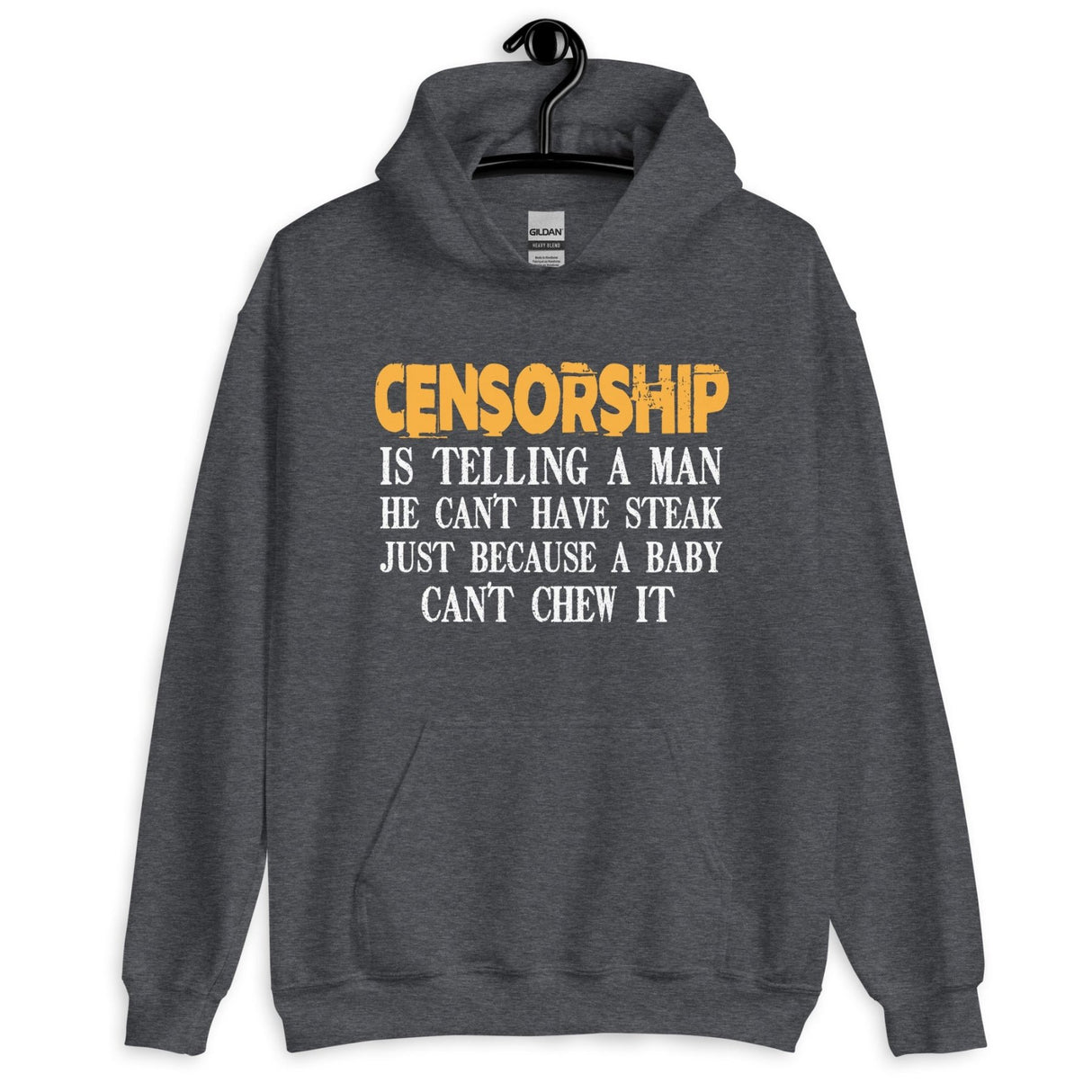 Censorship Steak Hoodie