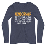 Censorship Steak Premium Long Sleeve Shirt