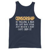 Censorship Steak Premium Tank Top