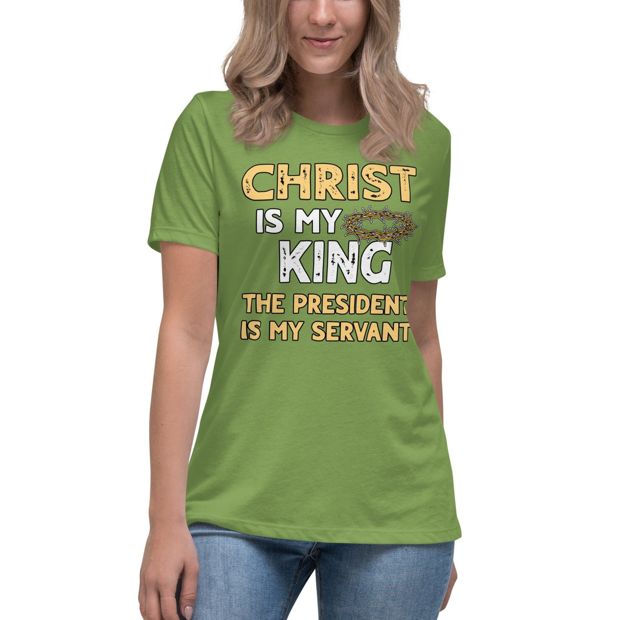 Christ is My King The President is My Servant Women's Shirt