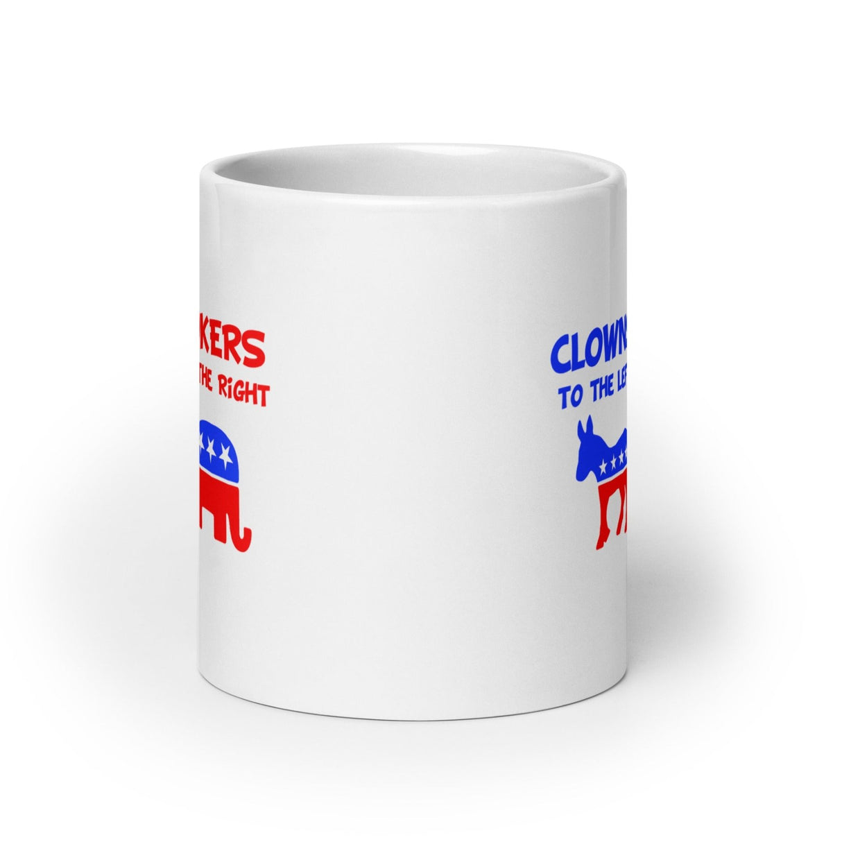 Clowns To The Left Jokers To The Right Coffee Mug