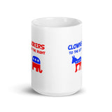 Clowns To The Left Jokers To The Right Coffee Mug