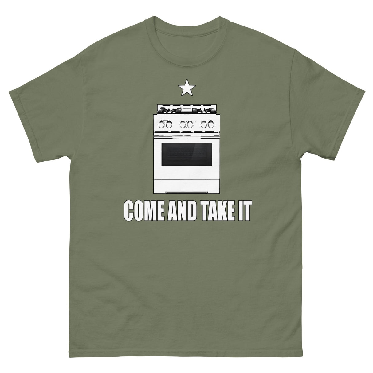 Come and Take it Gas Stove Heavy Cotton Shirt