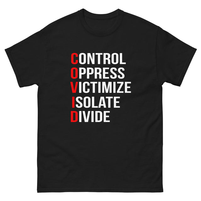 Control Oppress Victimize Isolate Divide Heavy Cotton Shirt