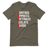 Control Oppress Victimize Isolate Divide Shirt