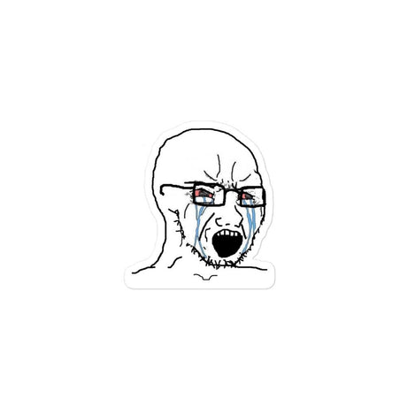 Crying Wojak Sticker