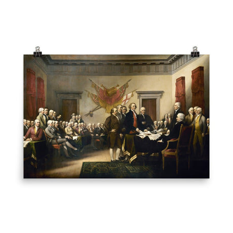 Declaration of Independence Signing Poster