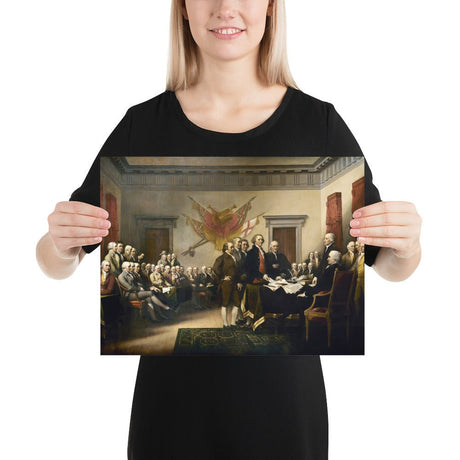 Declaration of Independence Signing Poster