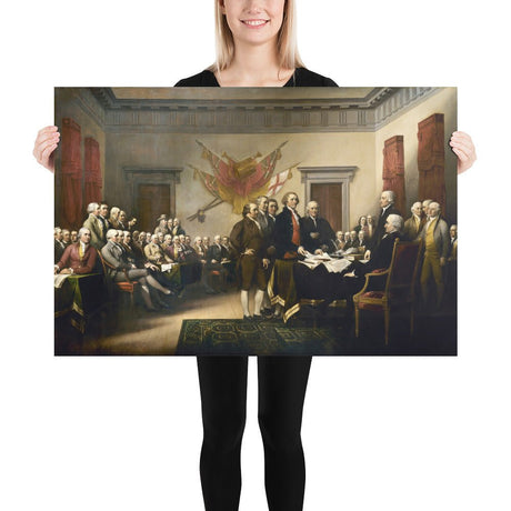 Declaration of Independence Signing Poster