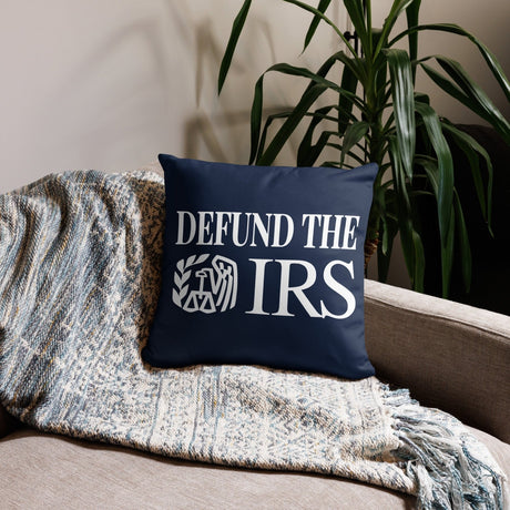 Defund The IRS Throw Pillow