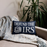 Defund The IRS Throw Pillow