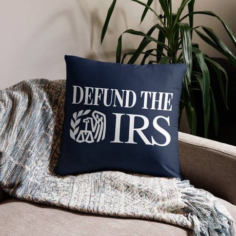 Defund The IRS Throw Pillow