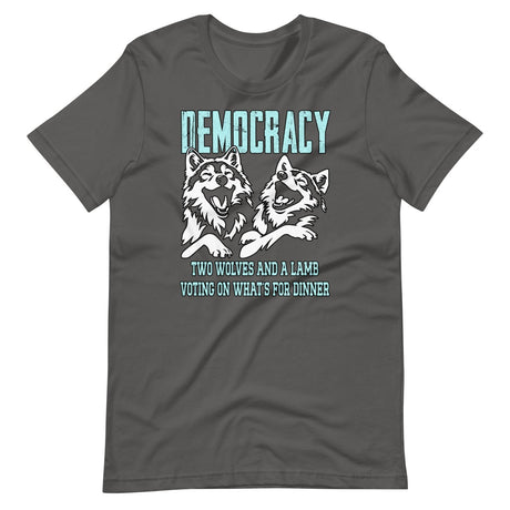 Democracy Is Two Wolves And A Lamb Shirt