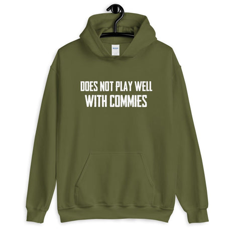 Does Not Play Well With Commies Hoodie