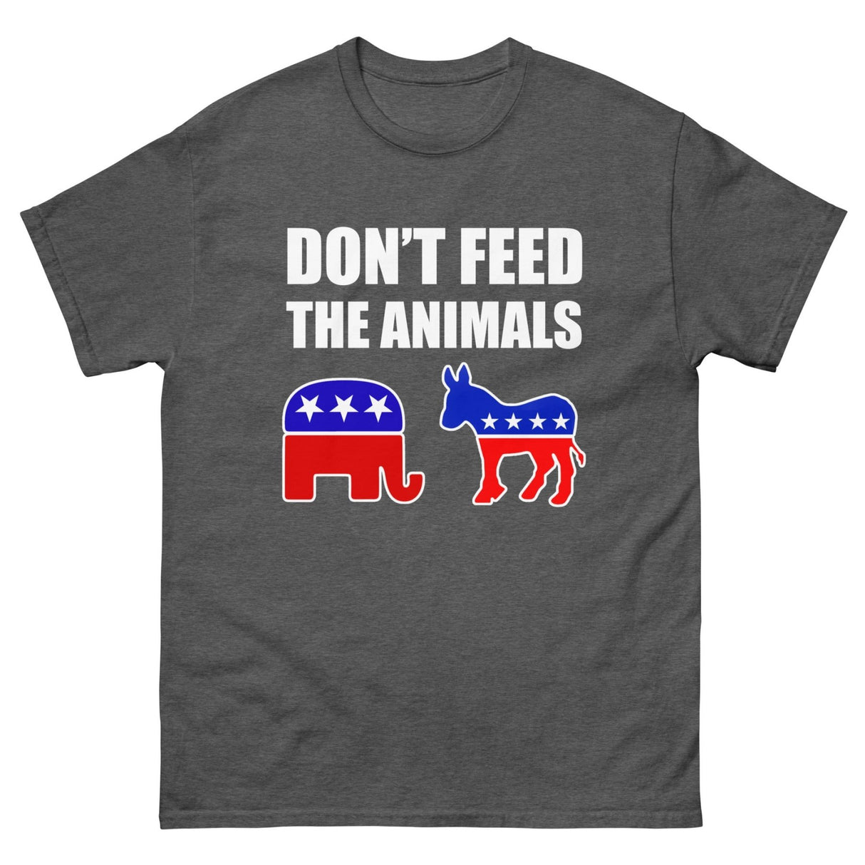 Don't Feed The Animals Heavy Cotton Shirt