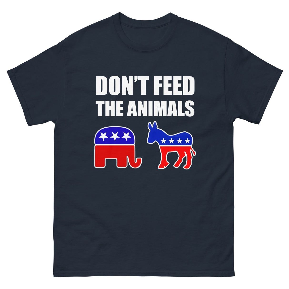 Don't Feed The Animals Heavy Cotton Shirt