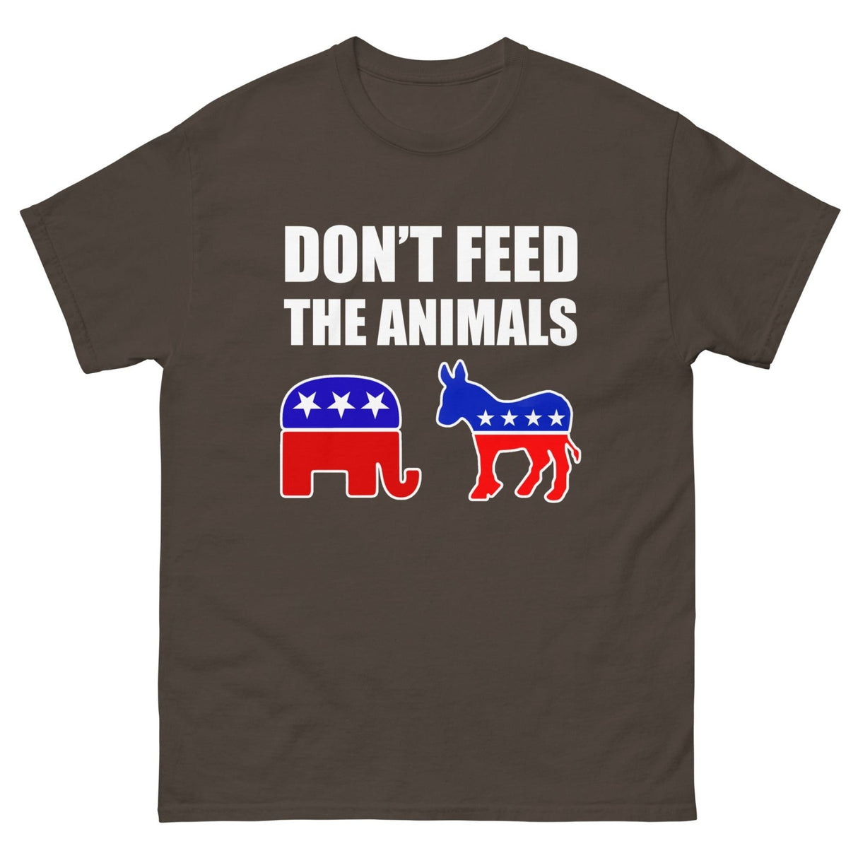 Don't Feed The Animals Heavy Cotton Shirt